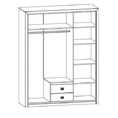 ГАРДЕРОБ KOEN STROX SZF3D2S